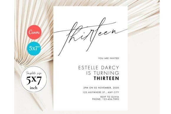 Birthday Invitation Template 445