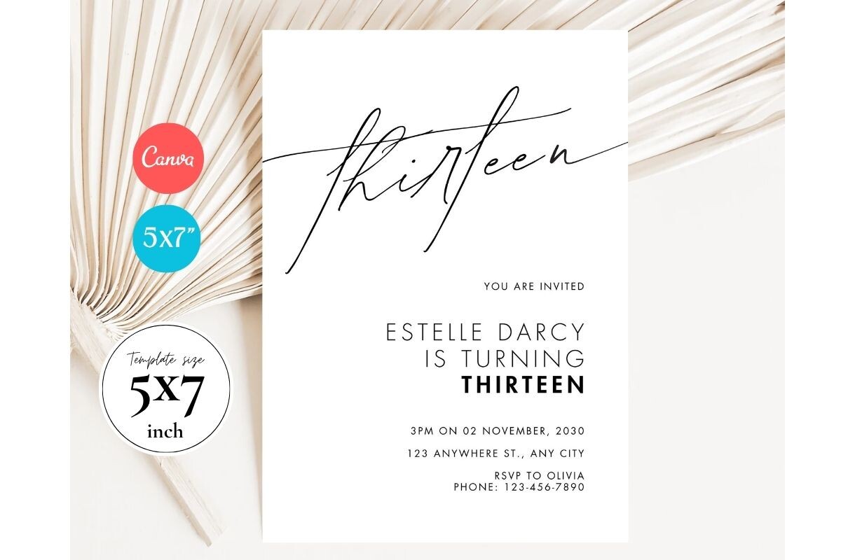 Birthday Invitation Template 445