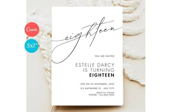 Birthday Invitation Template 450