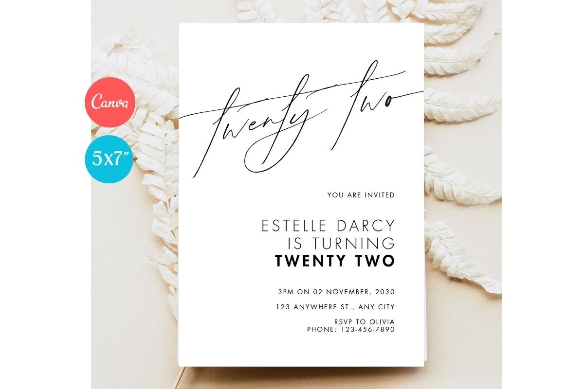 Birthday Invitation Template 454