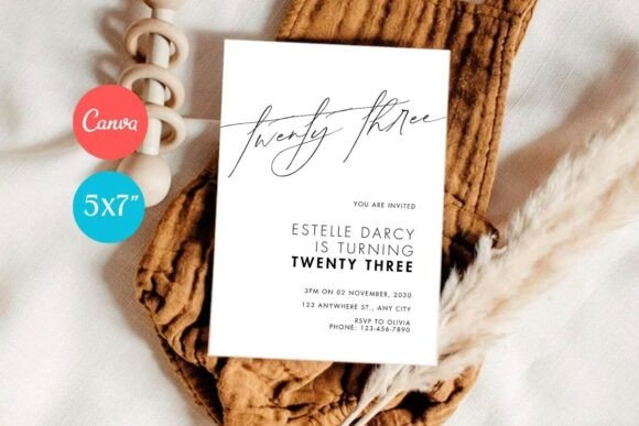 Birthday Invitation Template 455