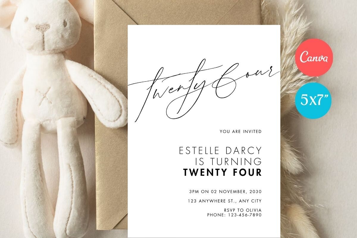 Birthday Invitation Template 456