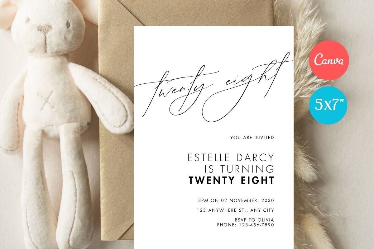 Birthday Invitation Template 460