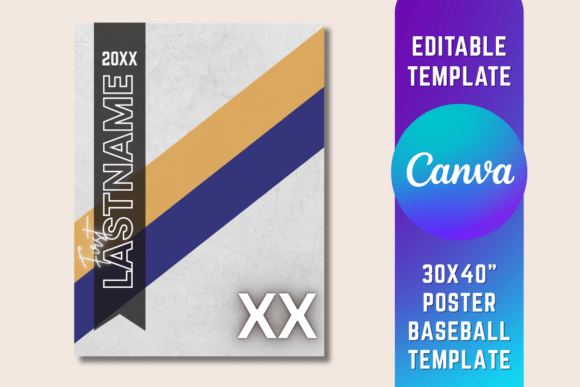 Canva Editable Sports Senior Template