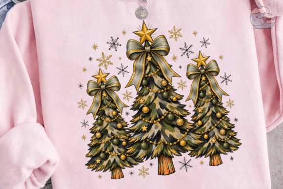 Christmas Tree Bow PNG Sublimation Shirt