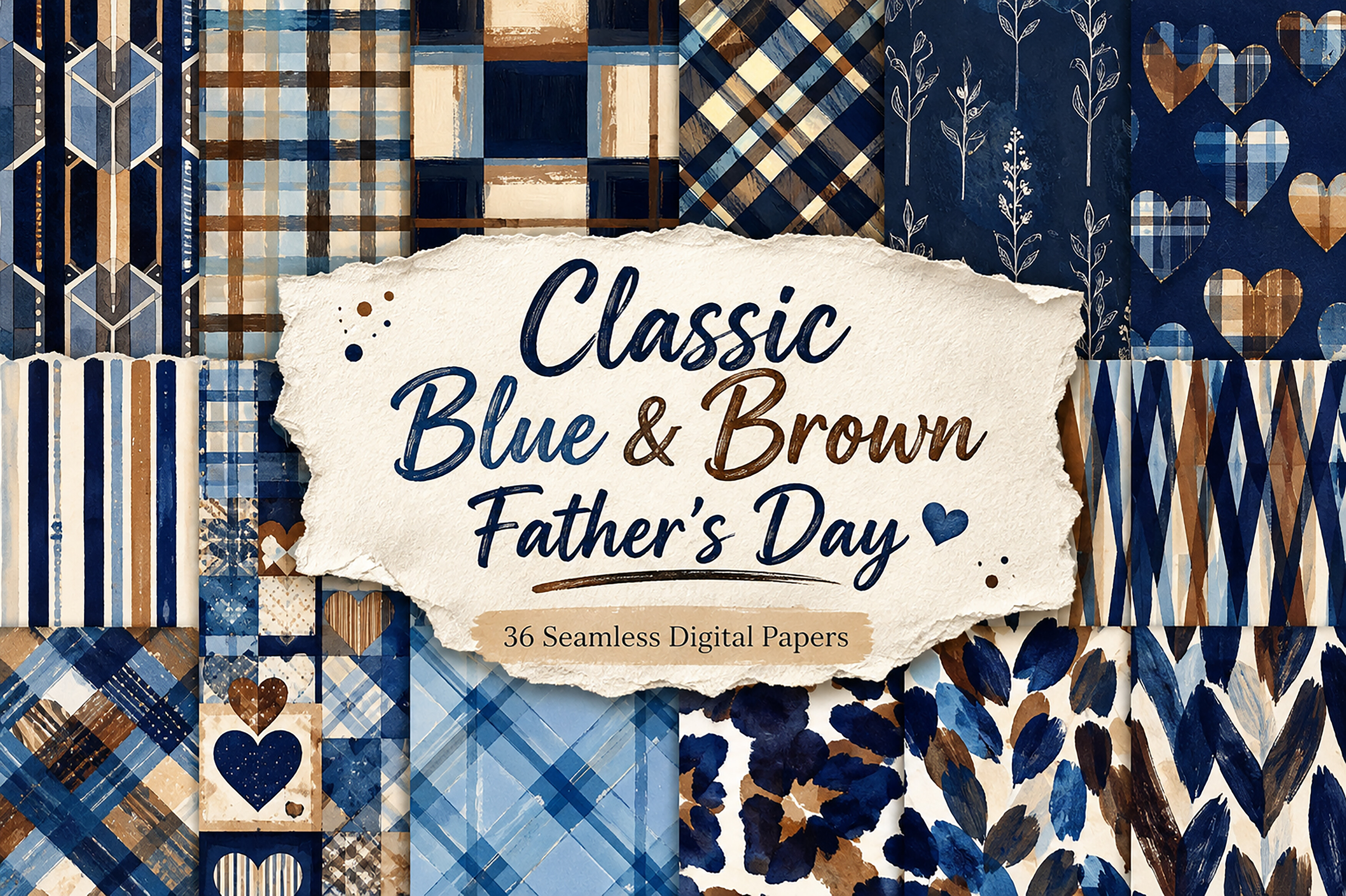 Classic Blue & Brown Father’s Day