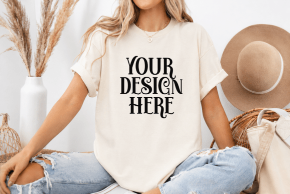Comfort Colors 1717 Football Mockup