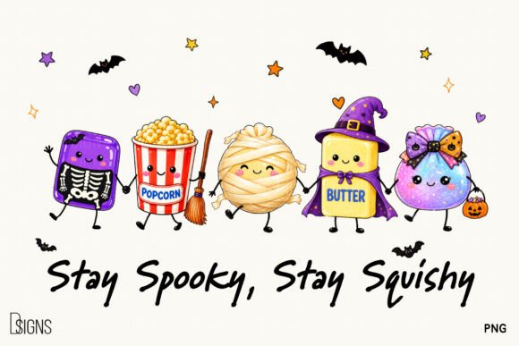 Cute Halloween Spooky Squishy Dumpling