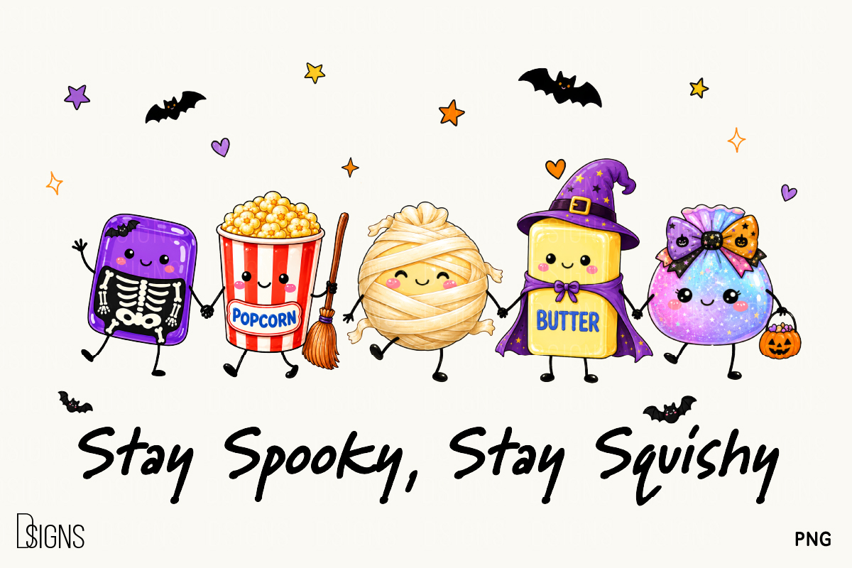 Cute Halloween Spooky Squishy Dumpling