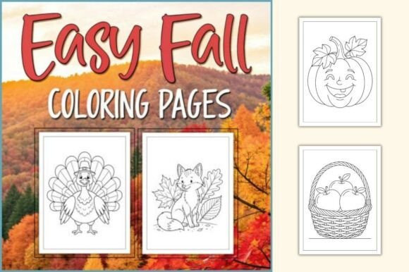 Fall Coloring Pages for Kids