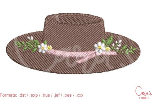 Flowery Gaucho Hat
