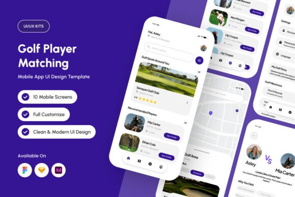 Golfly Golf Player Match App