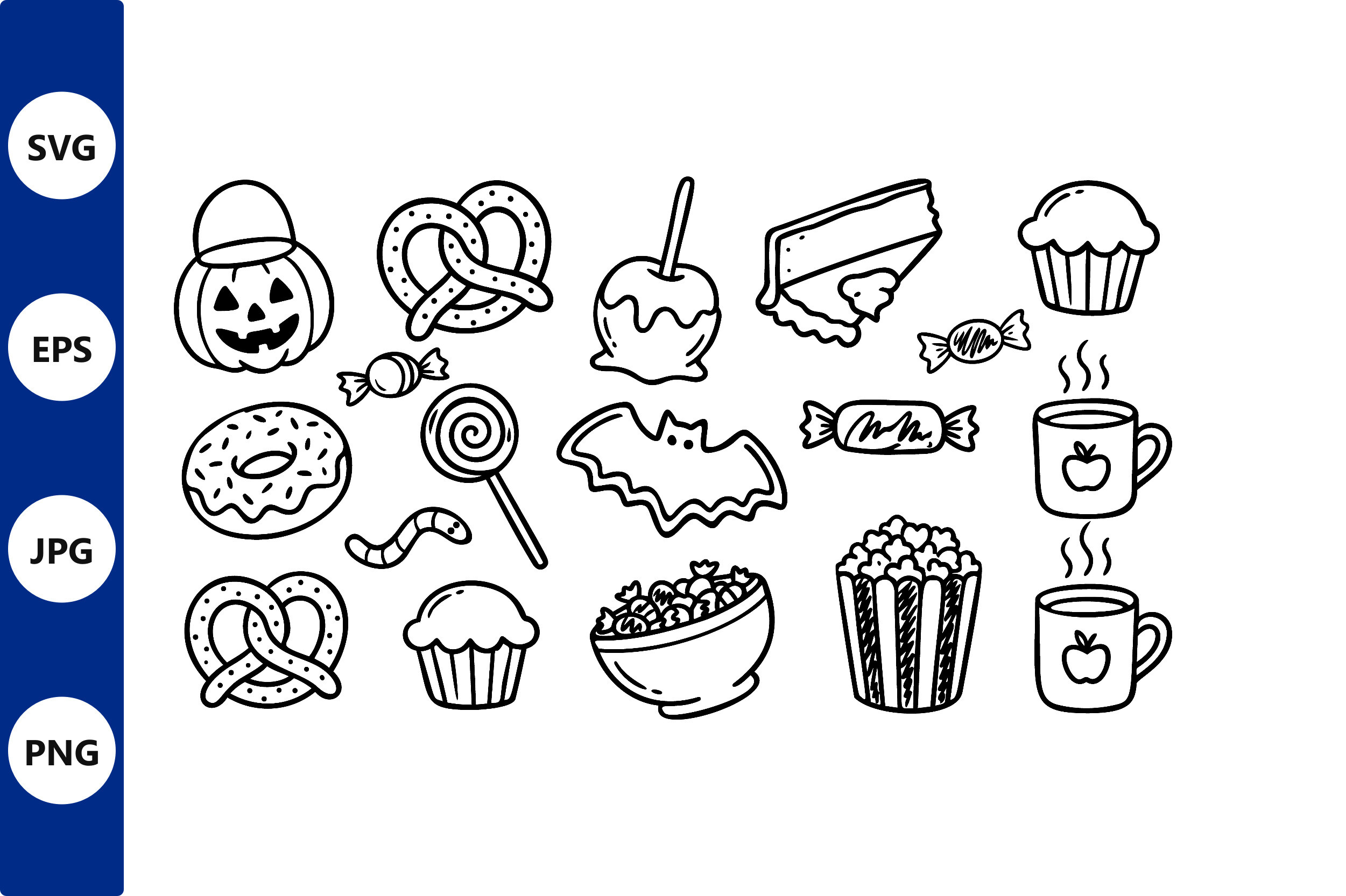 Halloween Treat Doodle Set
