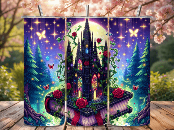 Magic Castle Book Open Fairytale Tumbler