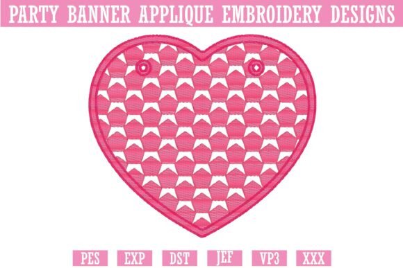 Party Banner Applique Embroidery 2