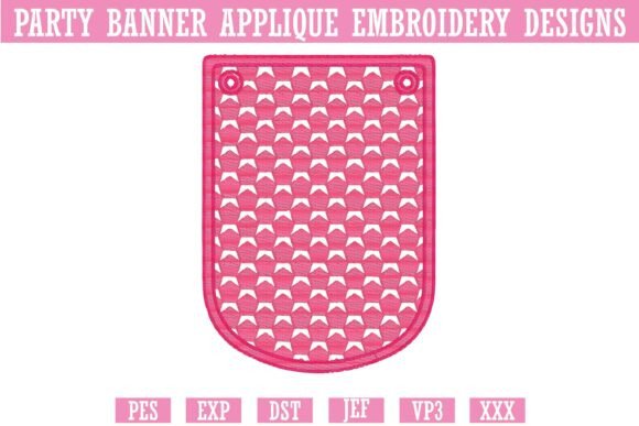 Party Banner Applique Embroidery 8