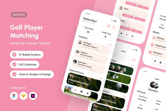 TeeMate Golf Player Match App