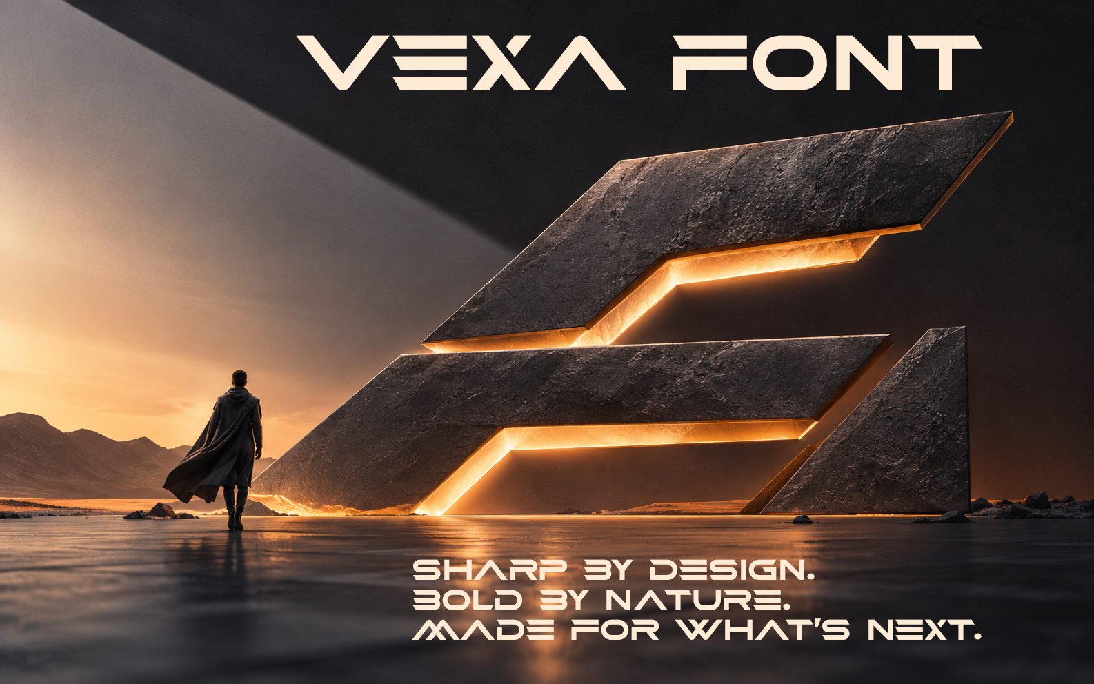 Vexa preview, sharp cyberpunk display