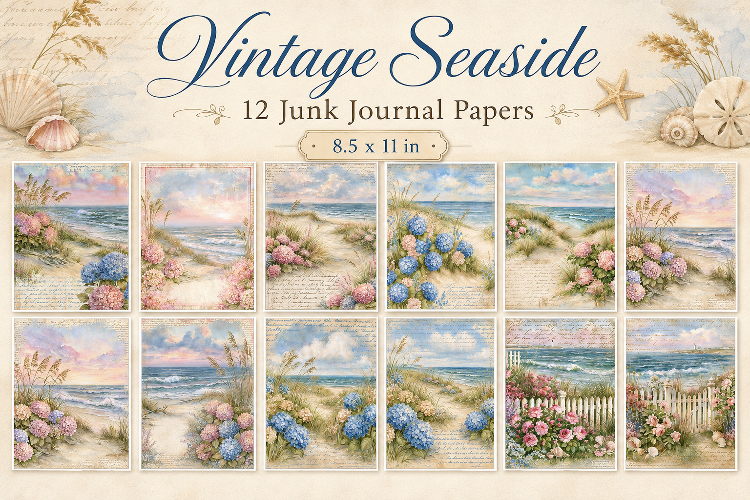 Vintage Seaside Junk Journal