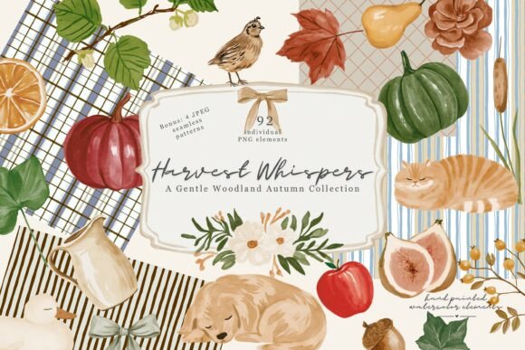 Fall Clipart Harvest Collection