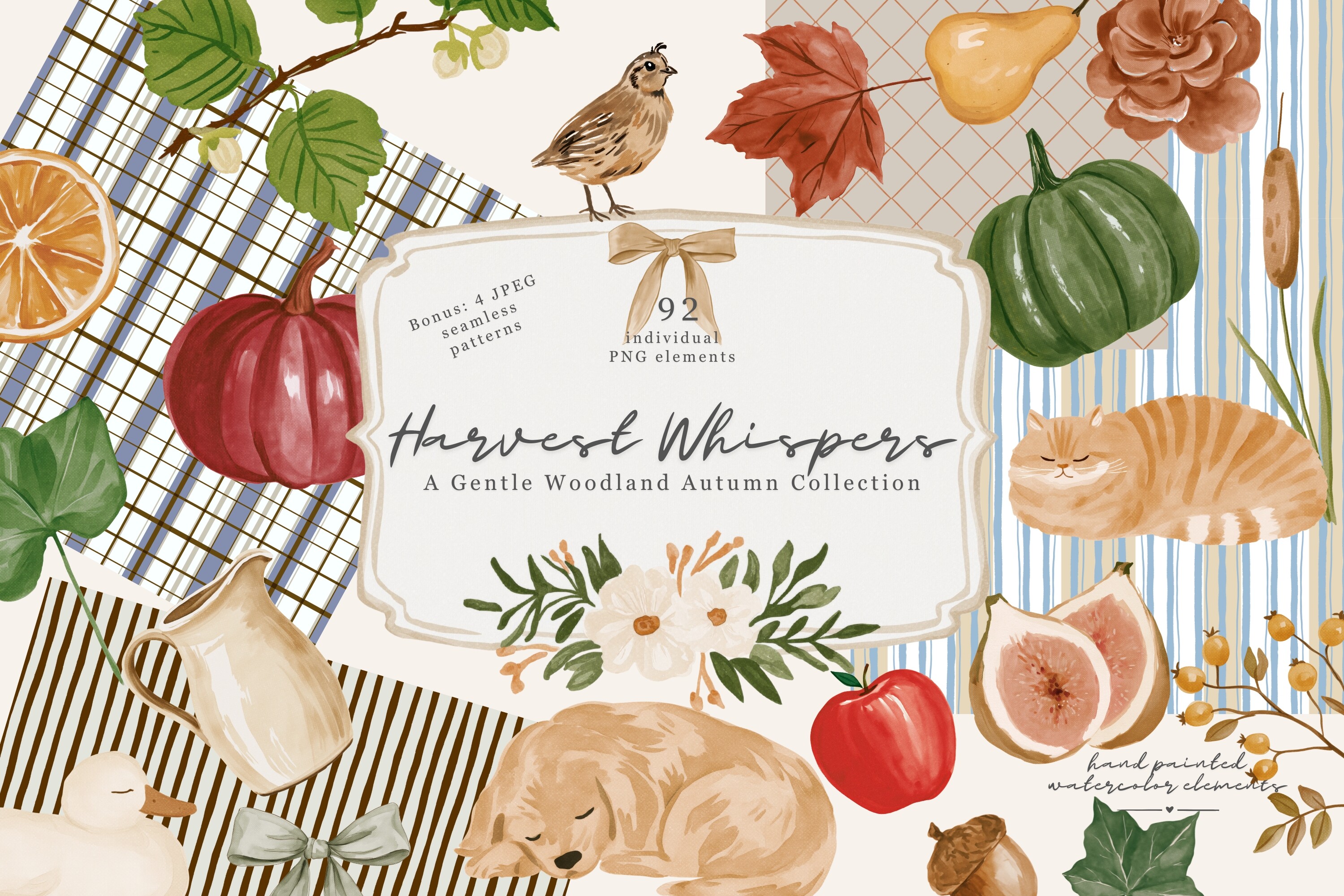 Fall Clipart Harvest Collection