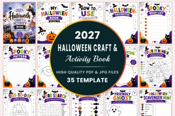 2027 Halloween Craft & Activity Book
