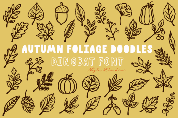 Autumn Foliage Doodles
