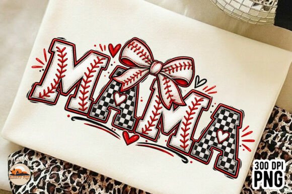Baseball Mama Png, Coquette Mam Shirt