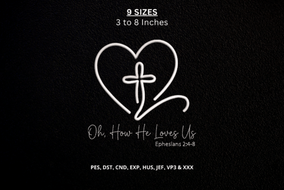 Ephesians 2 Christian Faith Embroidery