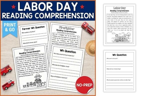 Labor Day Reading Comprehension
