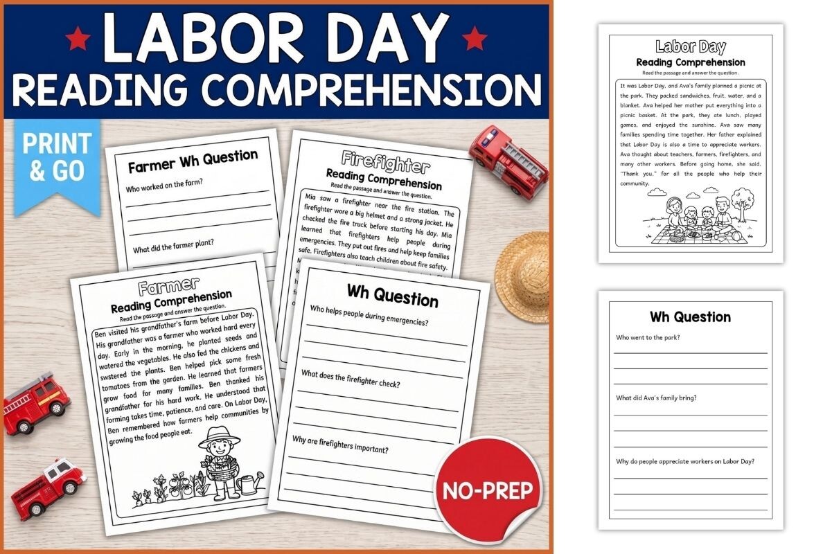 Labor Day Reading Comprehension