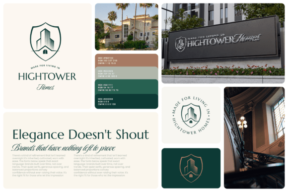 Old Money Real Estate Logo Template