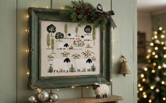 Suffolk Sheep Cross Stitch Pattern