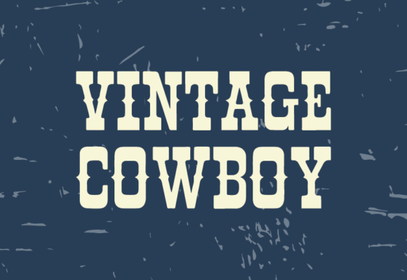 Vintage Cowboy