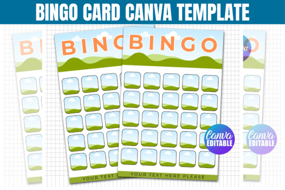 Custom Bingo Canva Card Template