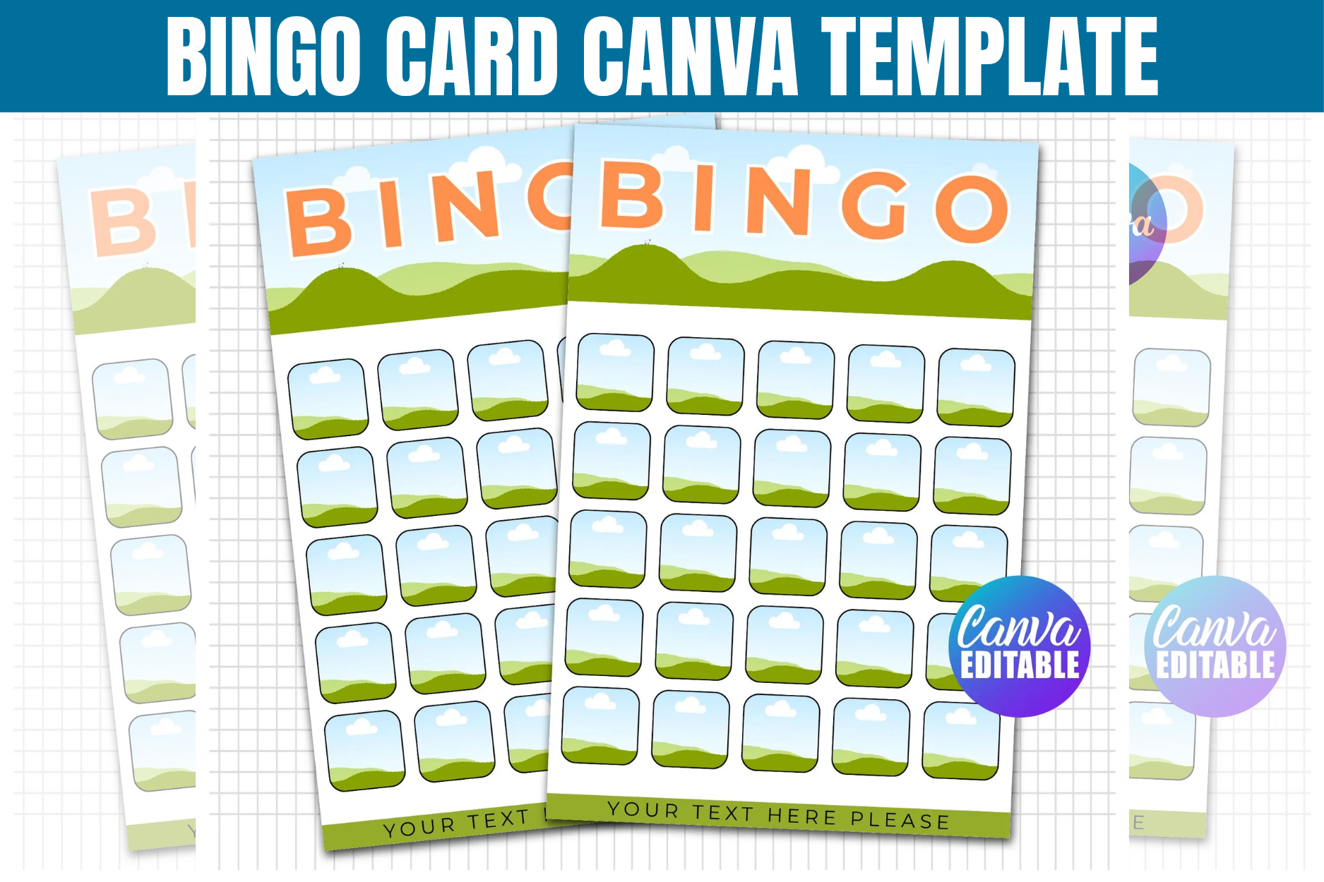 Custom Bingo Canva Card Template
