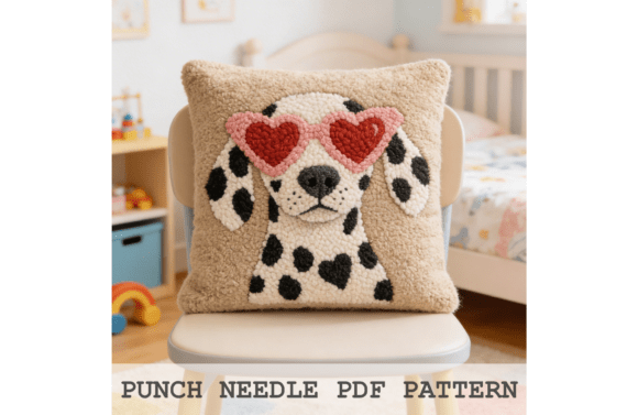 Dalmatian Heart Sunglasses Pattern