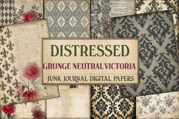 Distressed Grunge Neutral Victoria Junk