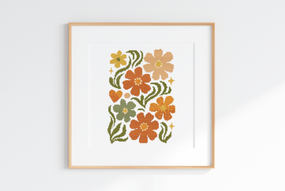Fall Pumpkin Cross Stitch Pattern