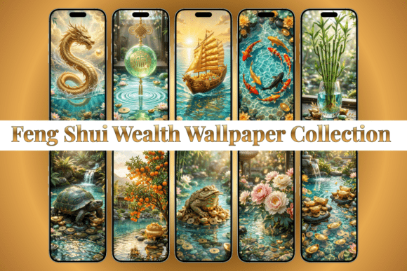 Feng Shui Wealth Wallpaper Collection