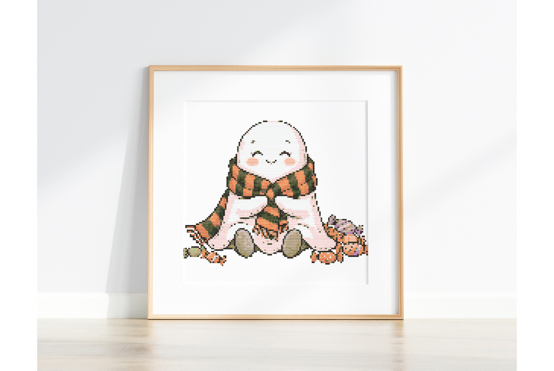 Halloween Ghost Cross Stitch Pattern