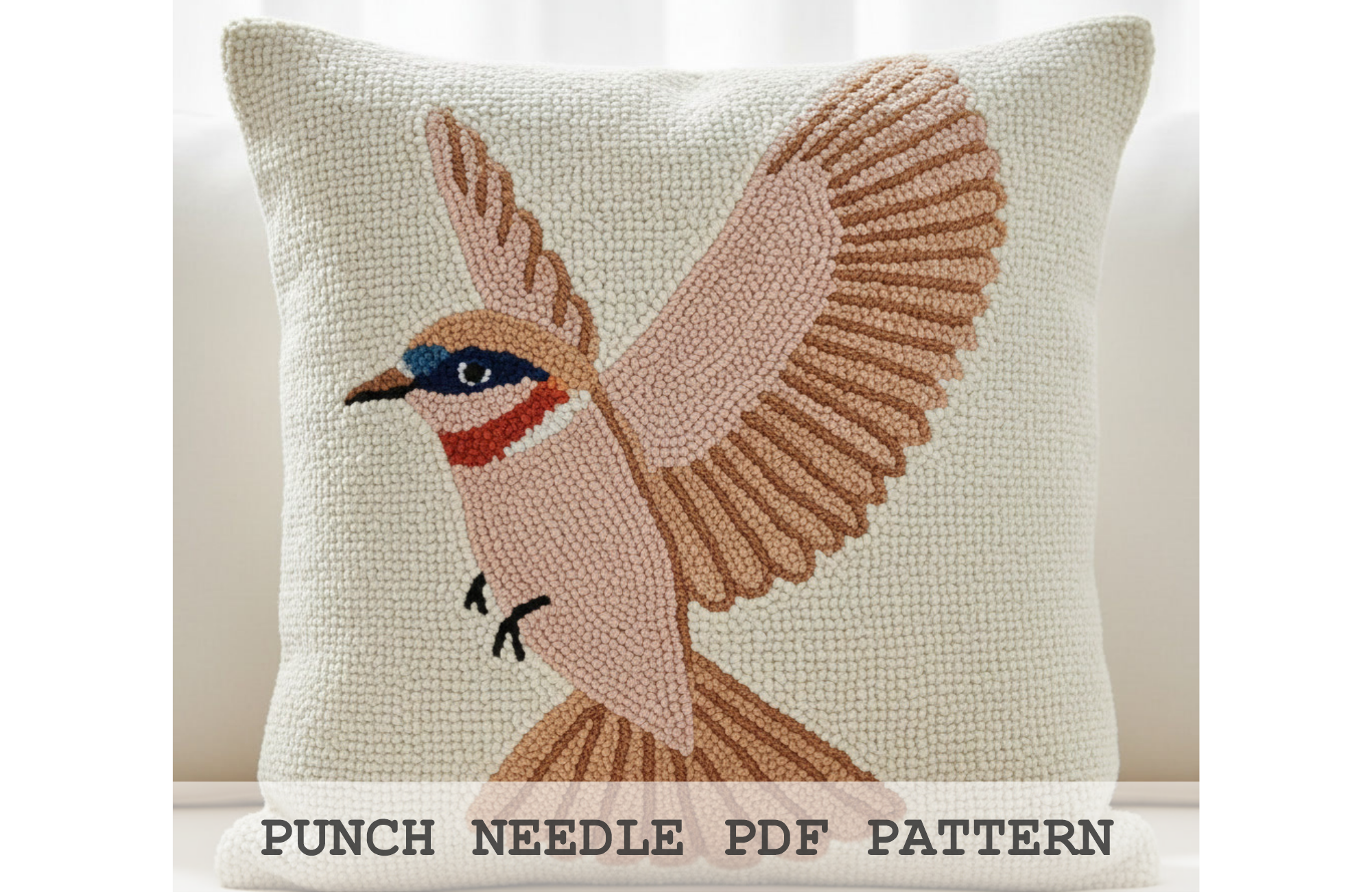 Hummingbird Punch Needle Pattern