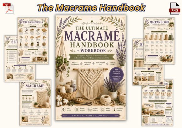 Macramé Handbook + Workbook