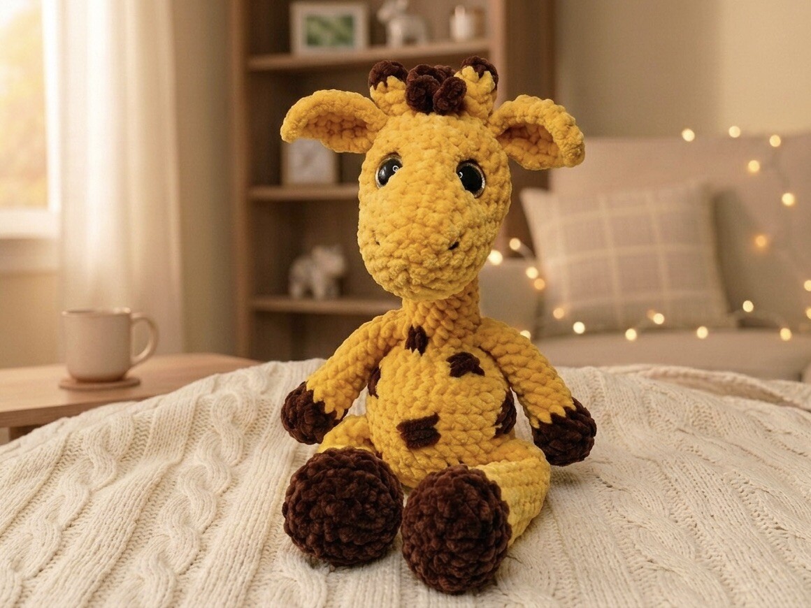 Marigold Giraffe Pattern