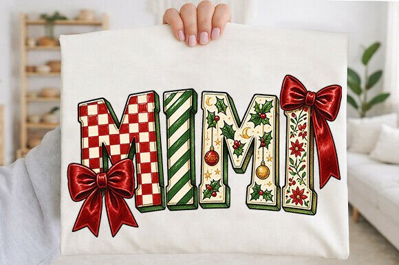 Mimi Christmas Png, Family Christmas PNG Graphic Illustrations By DesignPlanate503