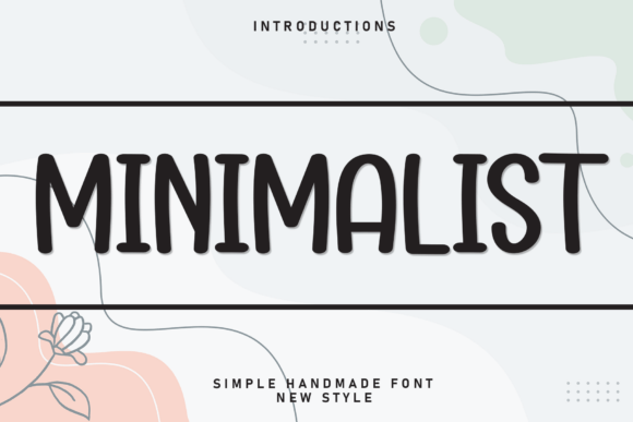 Minimalist Font by Roronoa zoro.S.P.D preview