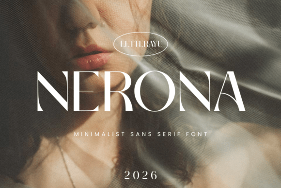 Nerona Fuentes Sans Serif Fuente Por Letterayu