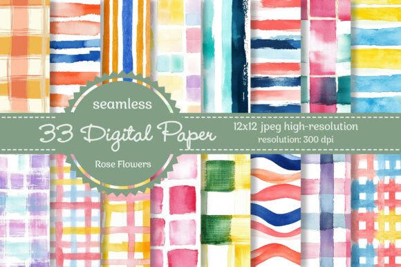 Plaid Stripe Check Pattern
