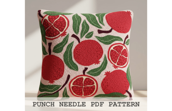 Pomegranate Punch Needle Pattern