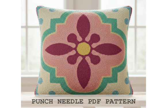 Quatrefoil Daisy Tile Pattern